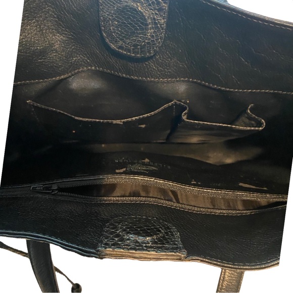 Eileen Kramer crocodile shoulder bag. EUC - Picture 6 of 12